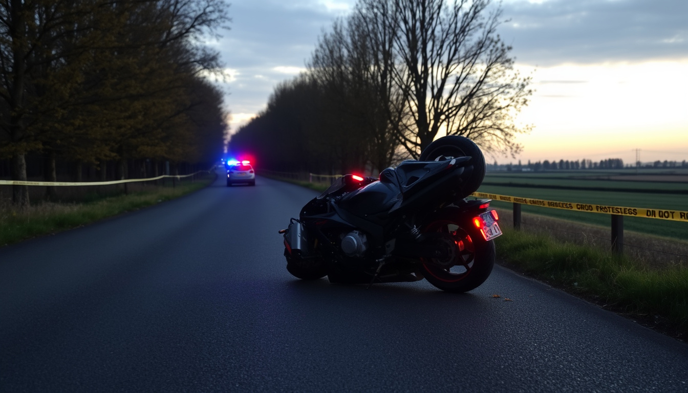 Dodelijk ongeval Wijchen vandaag: motorrijder dood op Hernenseweg